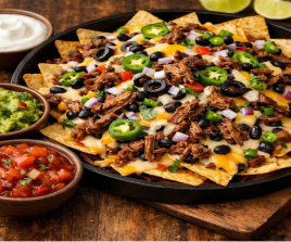 Nachos de asada